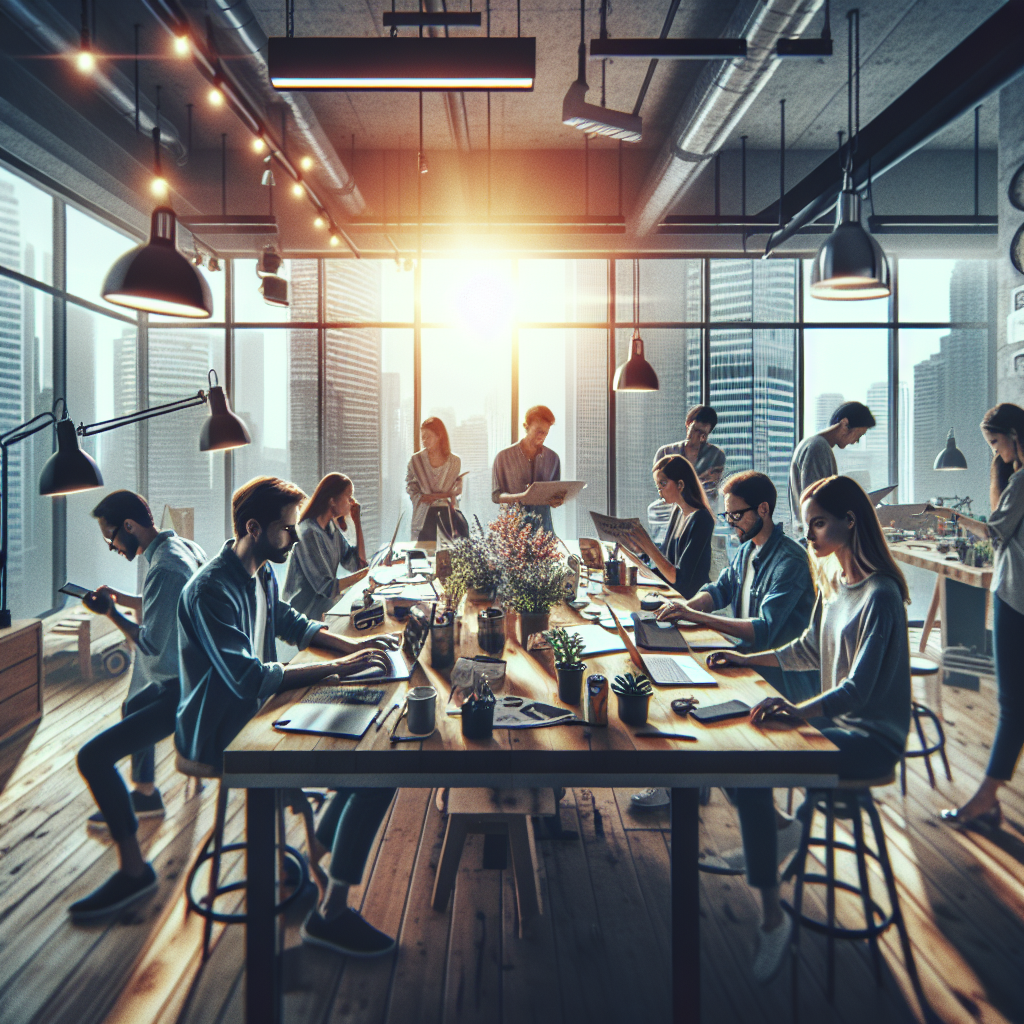 Ein Büro für alle und gemeinschaftliches Arbeiten